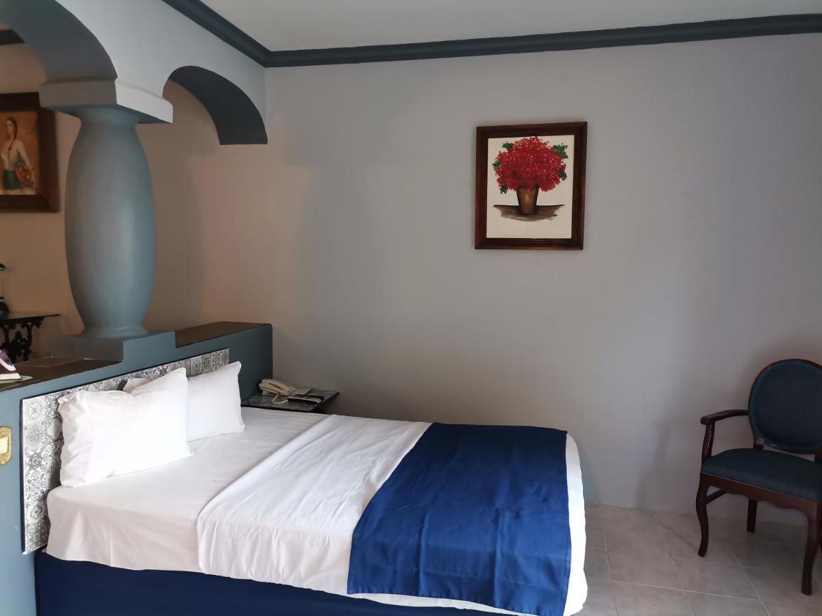 Gran Hotel Hacienda De La Noria Aguascalientes Kültér fotó A room at the hotel