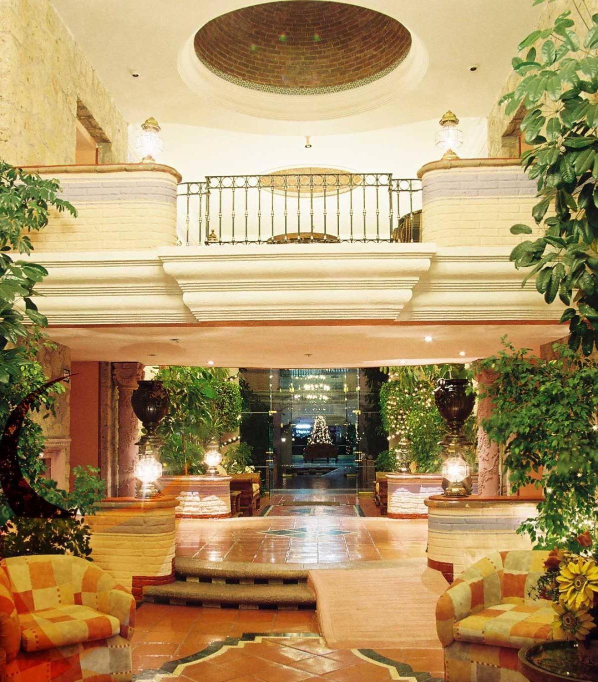 Gran Hotel Hacienda De La Noria Aguascalientes Kültér fotó The lobby of the hotel