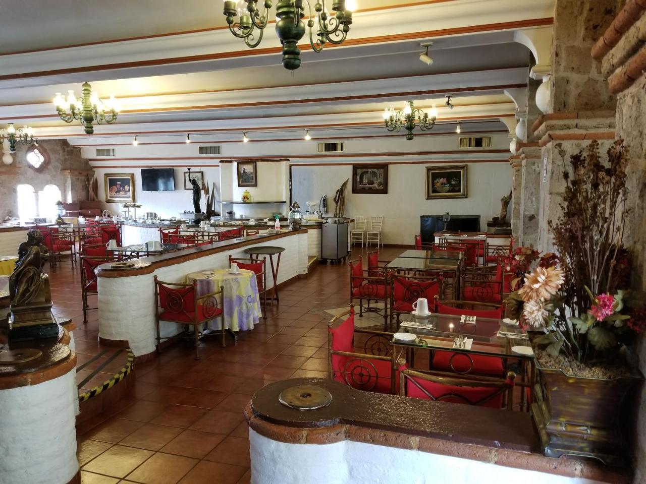 Gran Hotel Hacienda De La Noria Aguascalientes Kültér fotó Restaurant in the hotel