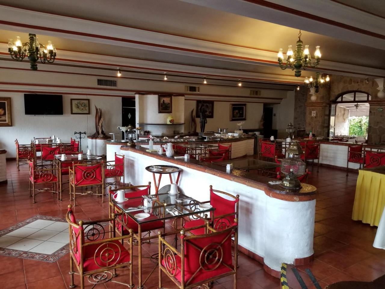 Gran Hotel Hacienda De La Noria Aguascalientes Kültér fotó The restaurant at the hotel